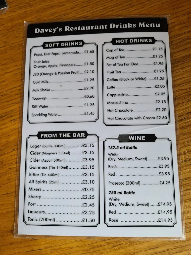 Menu_Davey's_Clacton-on-Sea_image_2