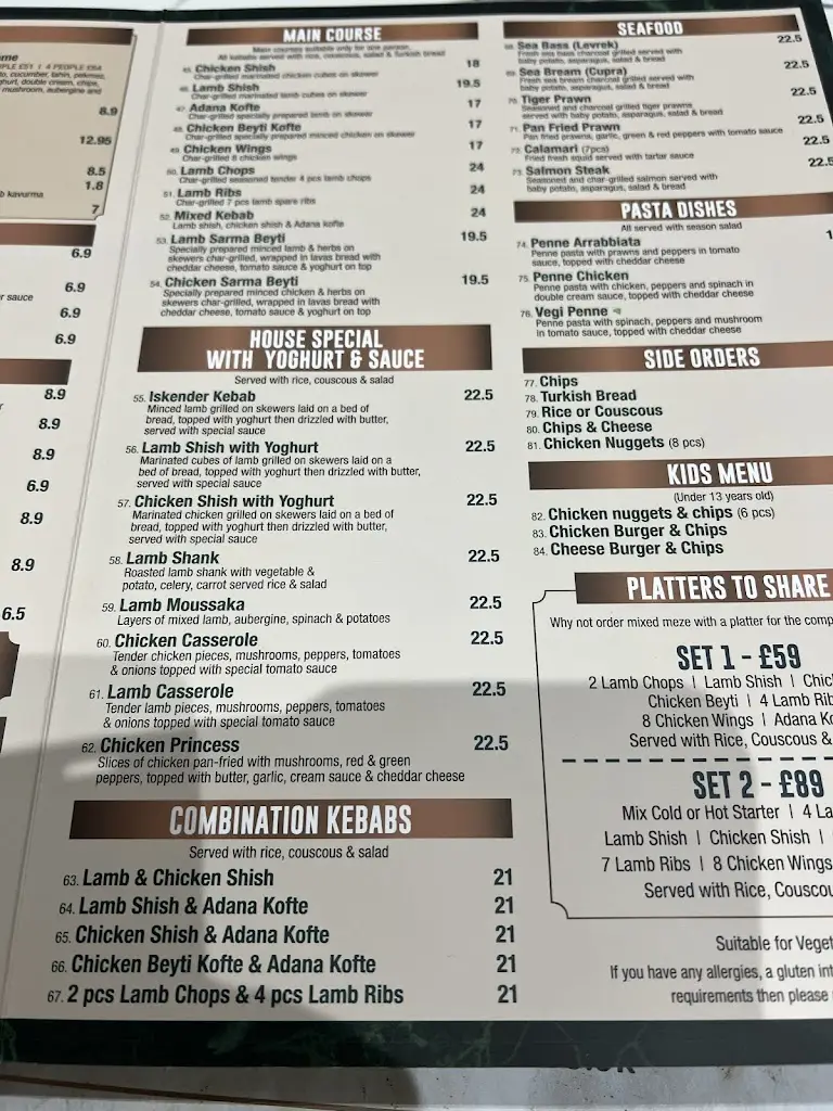 Menu_PERA RESTAURANT - CLACTON ON SEA_Clacton-on-Sea_image_3