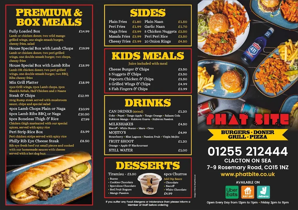 Menu_Phatbite Clacton on sea_Clacton-on-Sea_image_1