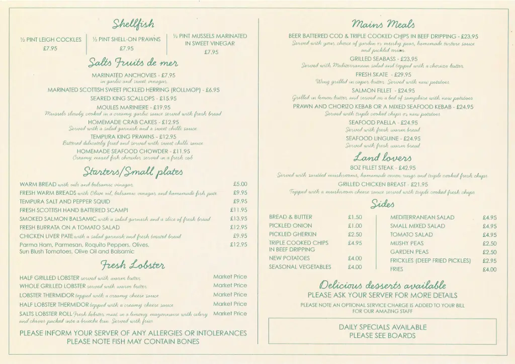 Menu_Salts By The Sea_Clacton-on-Sea_image_2