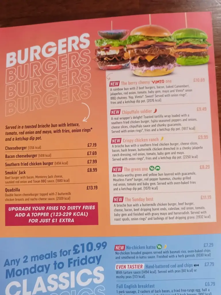 Menu_Roaring Donkey_Clacton-on-Sea_image_1