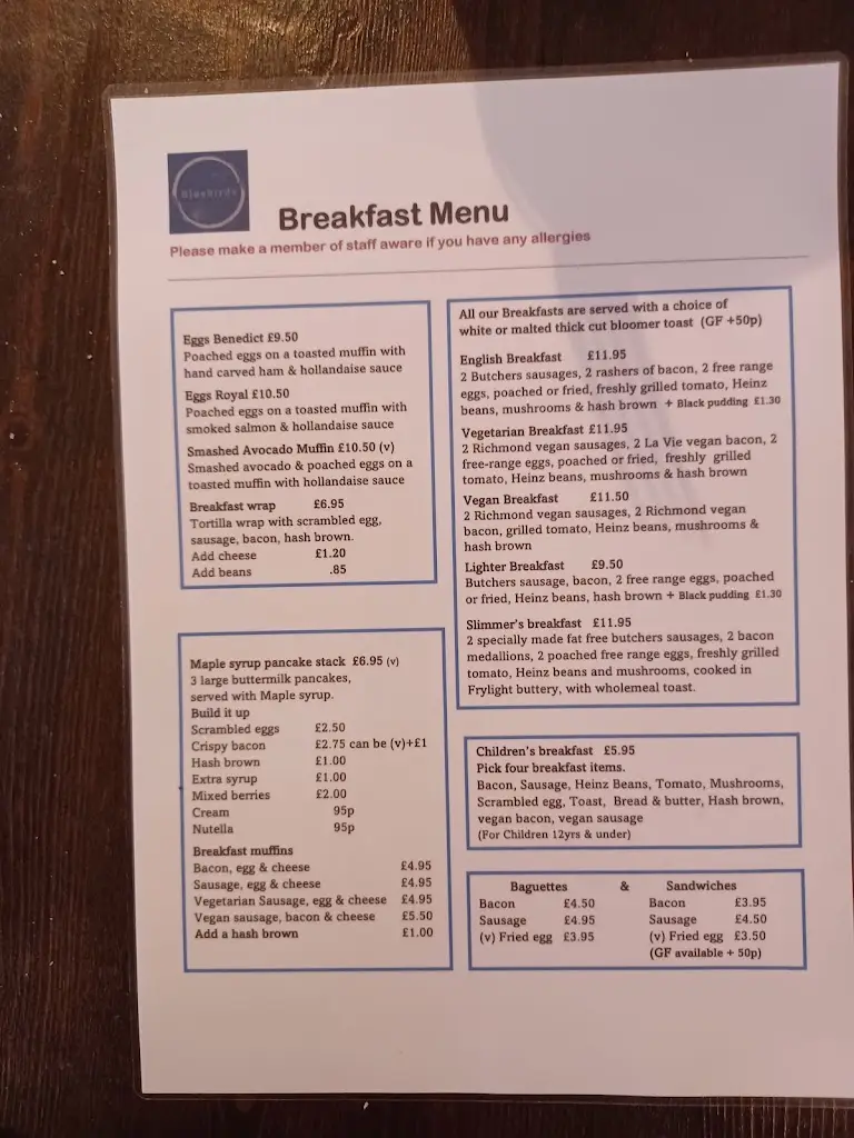 Menu_The Bluebird Tea Rooms_Clacton-on-Sea_image_2