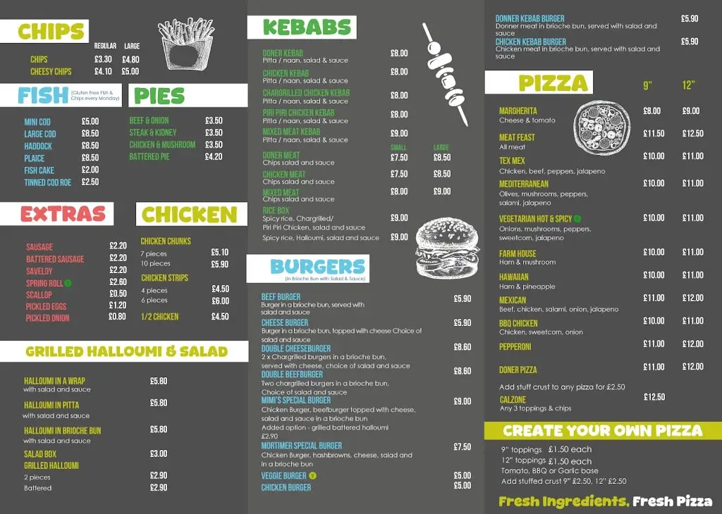 Menu_Mortimer plaice ltd._Cleobury Mortimer_image_1