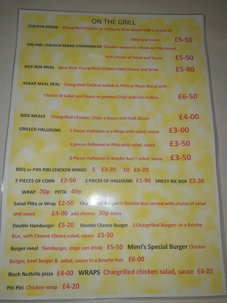 Menu_Mortimer plaice ltd._Cleobury Mortimer_image_4
