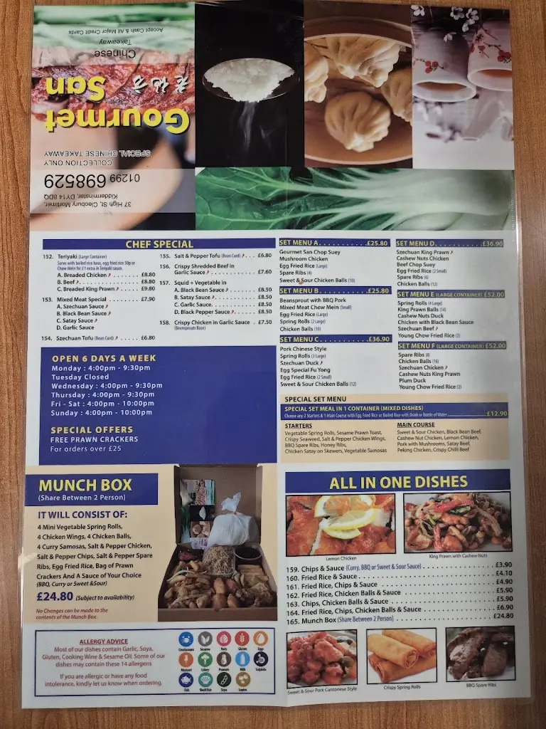 Menu_Gourmet San_Cleobury Mortimer_image_2