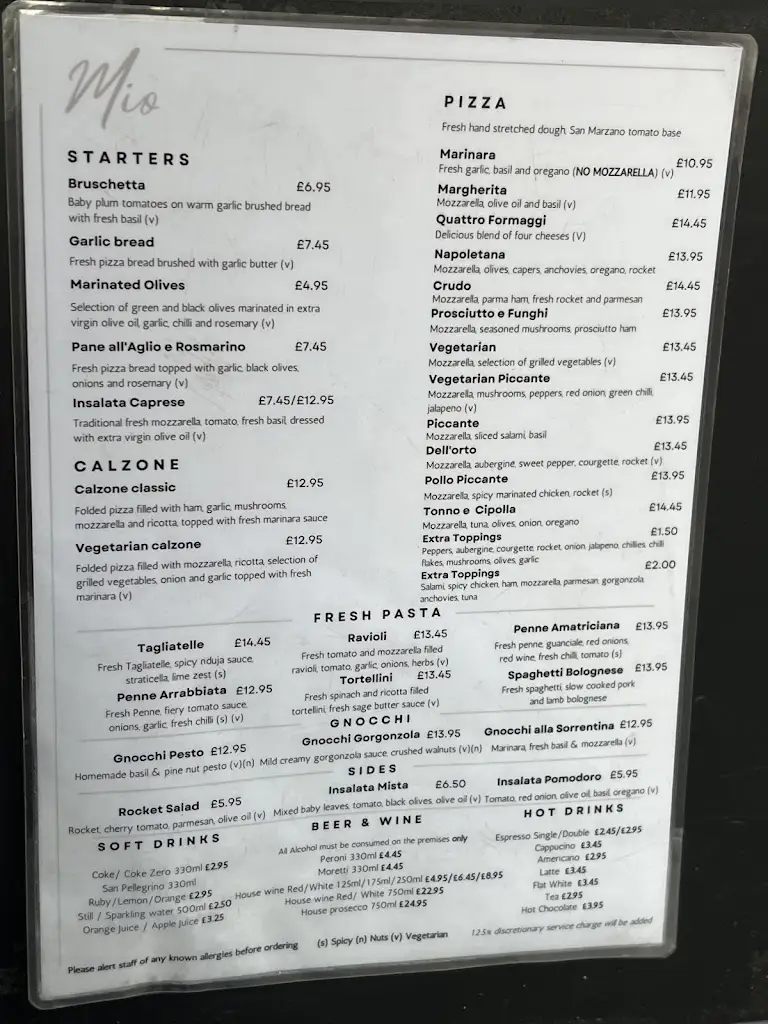 Menu_Mio Restaurant & Bar_City of Westminster_image_4