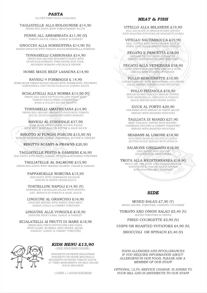 Menu_Il Posto_City of Westminster_image_3