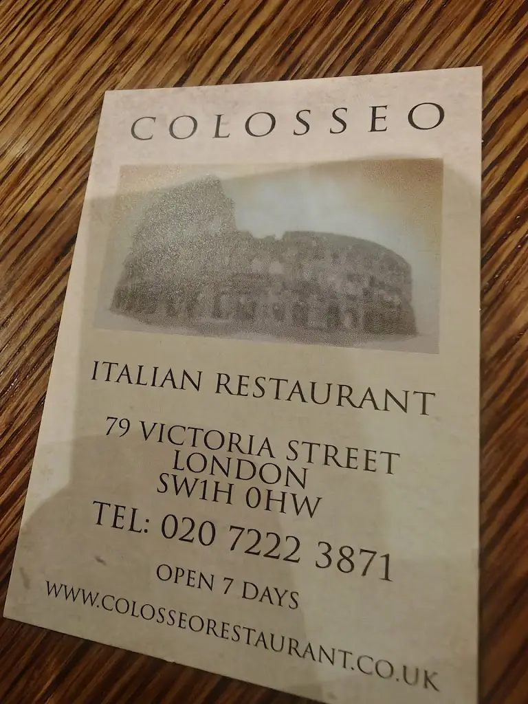 DOOM RAINS_Colosseo Restaurant_City of Westminster_review