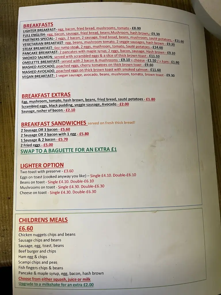 Menu_Partners Cafe_Arundel_image_1