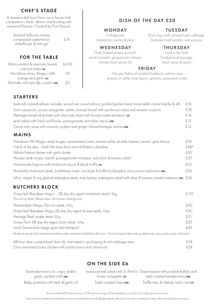 Menu_Caxton Grill_City of Westminster_image_1