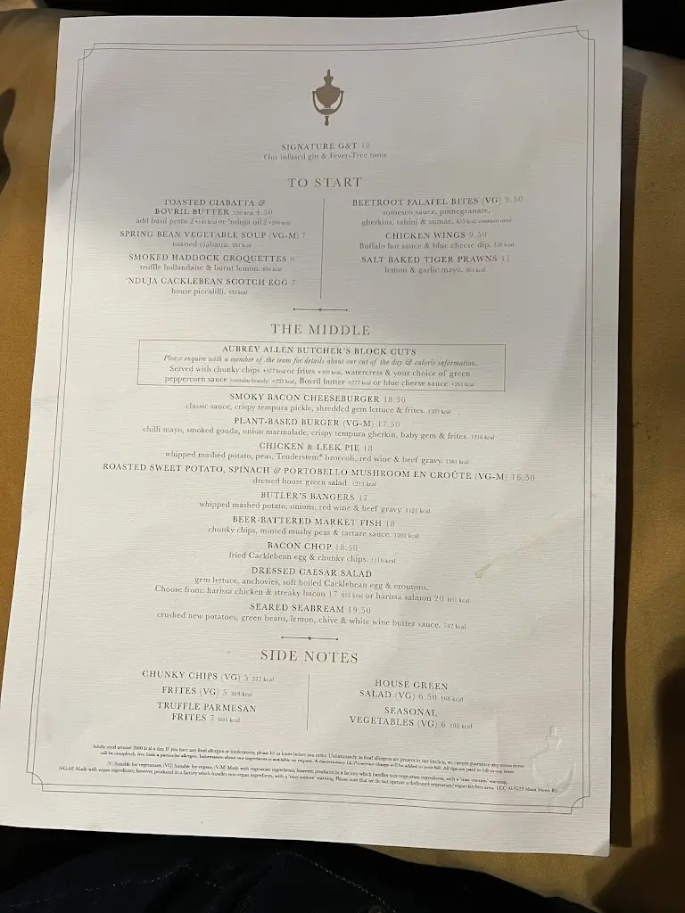 Menu_Marquis Of Westminster_City of Westminster_image_3