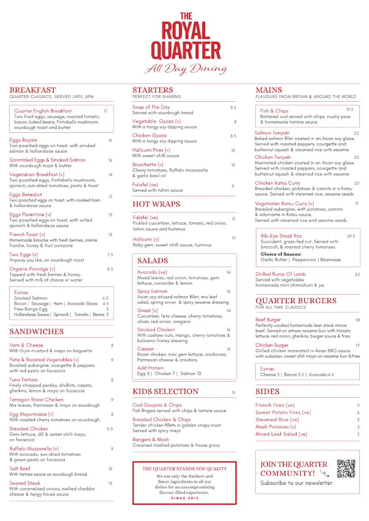 Menu_The Royal Quarter_City of Westminster_image_1