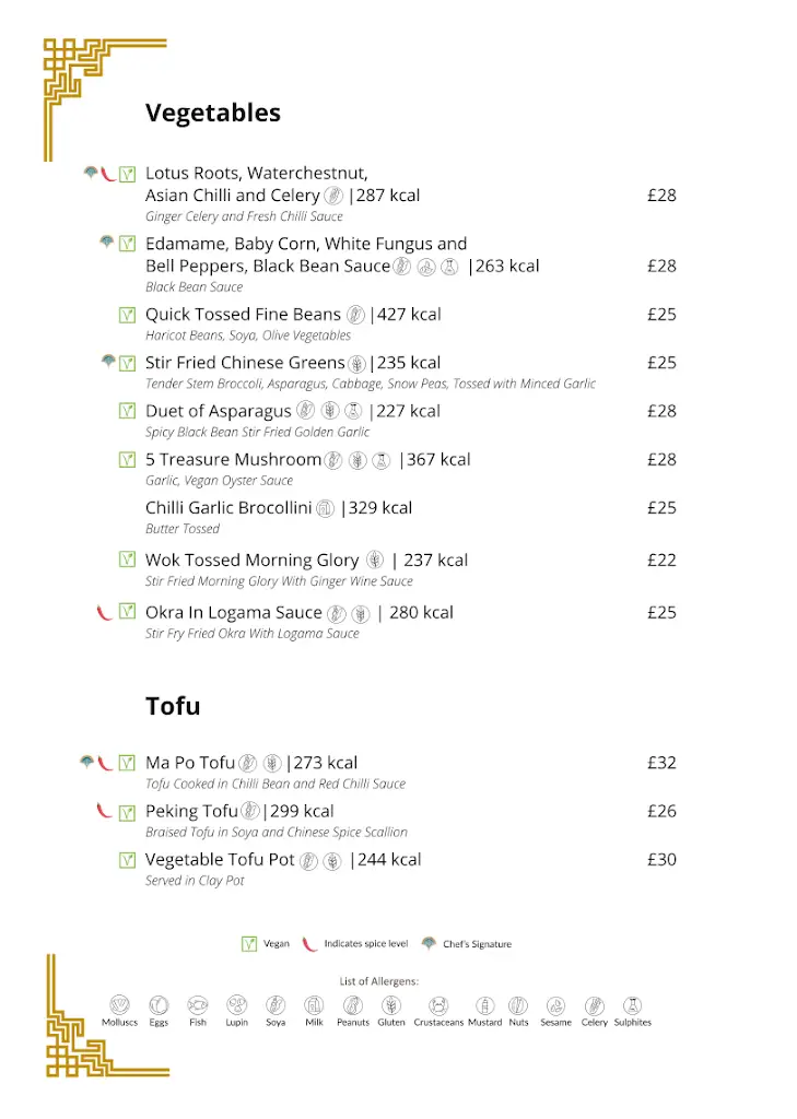 Menu_House of Ming_City of Westminster_image_4