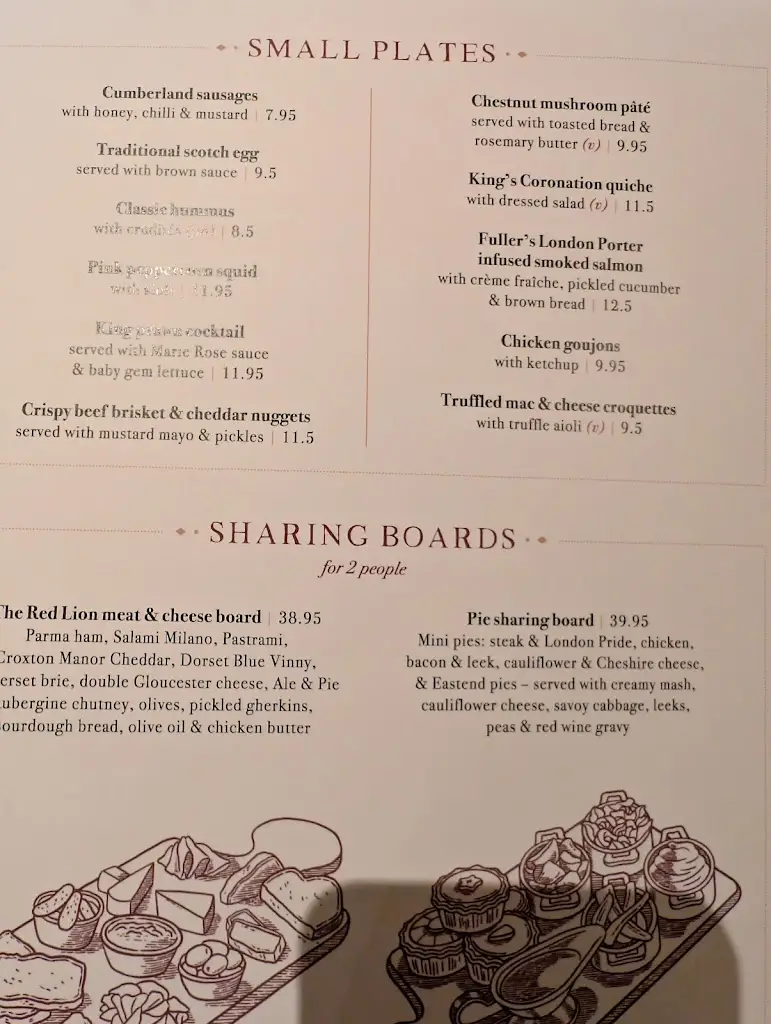 Menu_The Red Lion, Parliament Street_City of Westminster_image_4