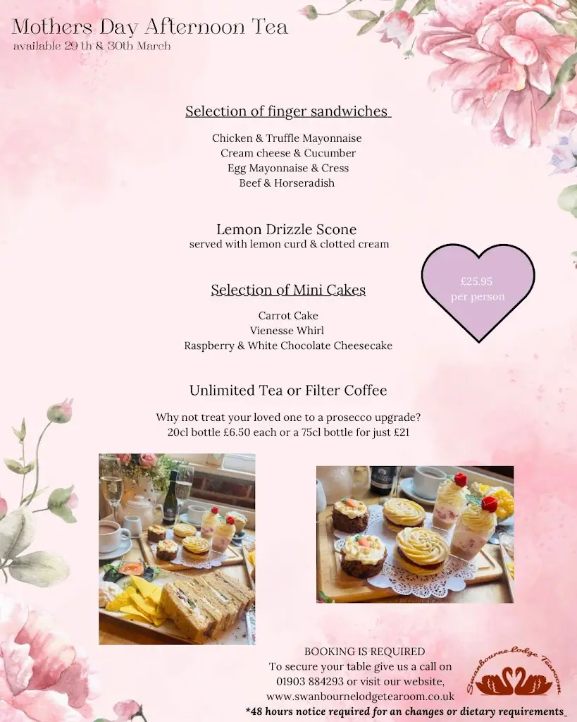 Menu_Swanbourne Lodge Tearoom_Arundel_image_1