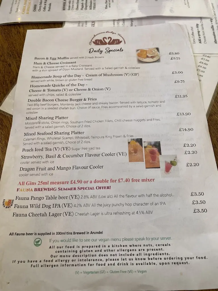 Menu_Swanbourne Lodge Tearoom_Arundel_image_2