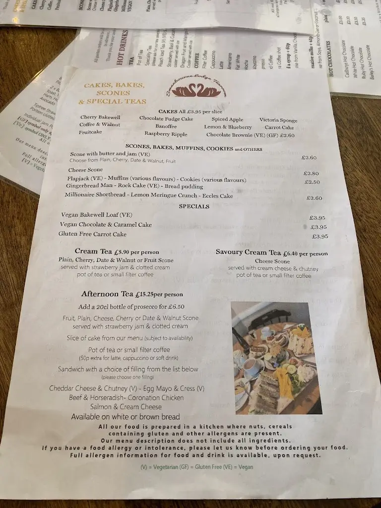 Menu_Swanbourne Lodge Tearoom_Arundel_image_3