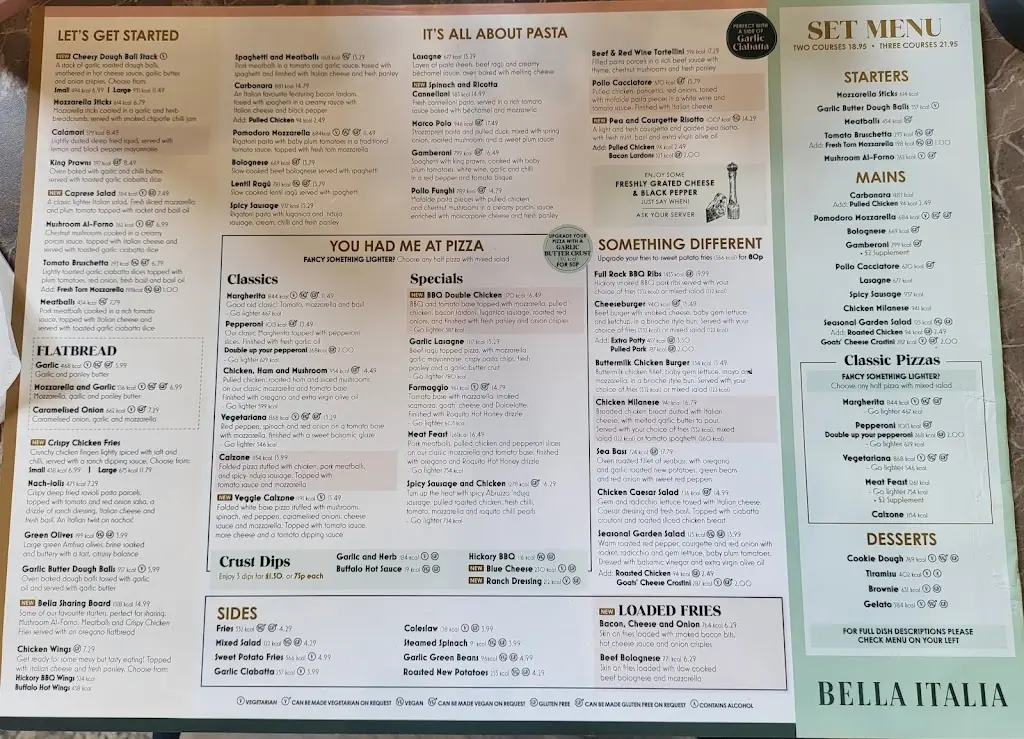 Menu_Bella Italia - Salford Quays_City and Borough of Salford_image_1