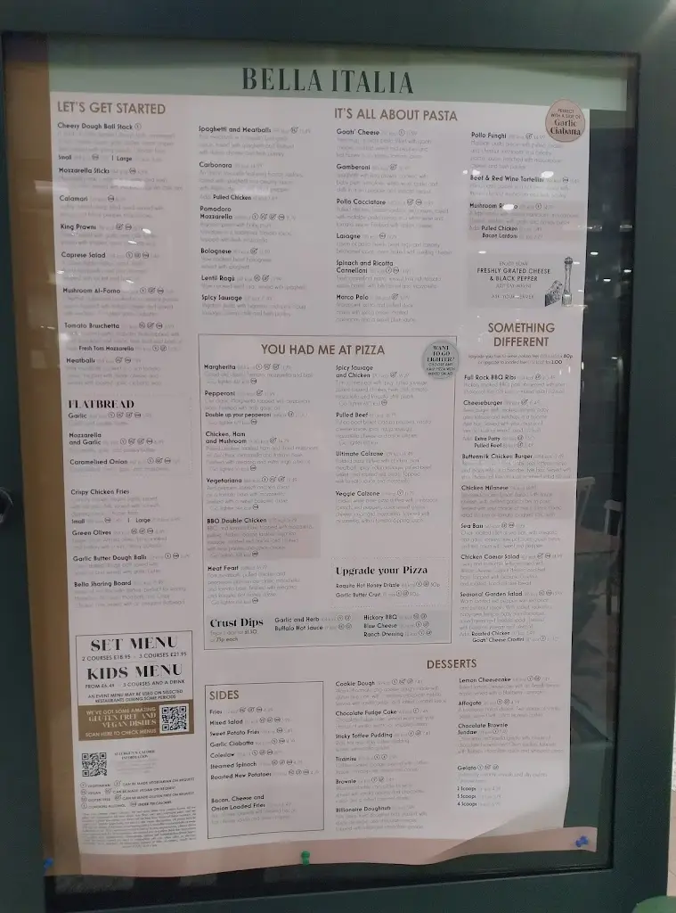 Menu_Bella Italia - Salford Quays_City and Borough of Salford_image_2
