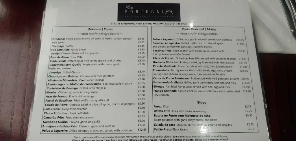 Menu_Rossio Restaurant_City and Borough of Salford_image_4