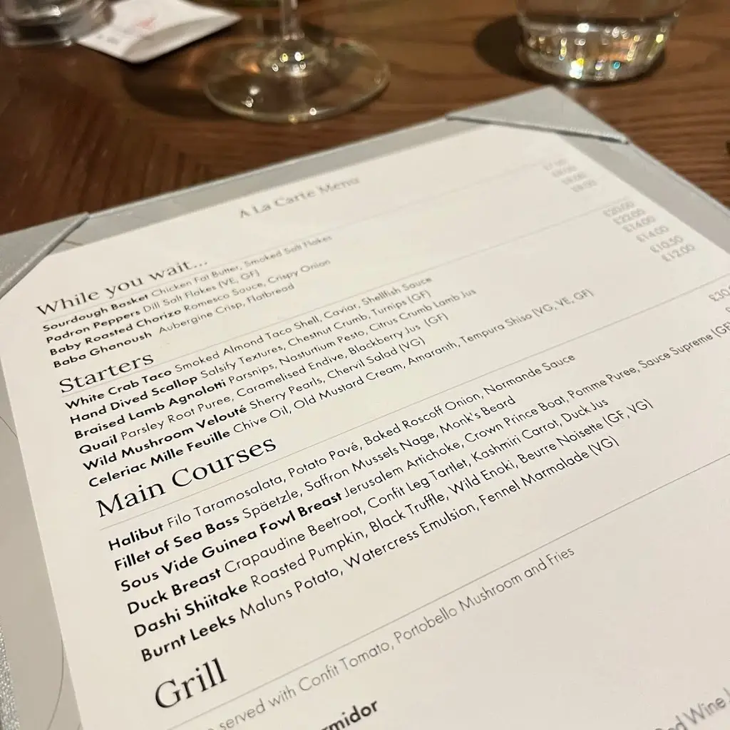 Menu_The River Restaurant_City and Borough of Salford_image_1