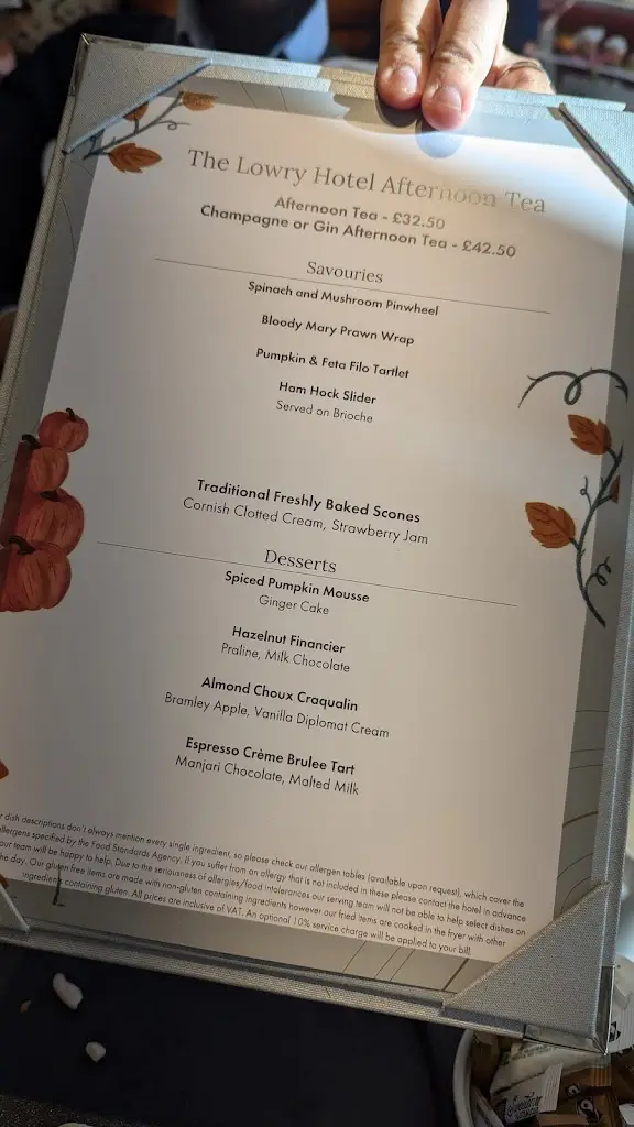 Menu_The River Restaurant_City and Borough of Salford_image_3