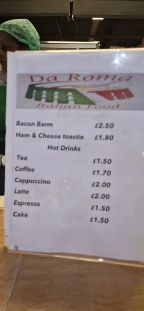 Menu_Da Roma_City and Borough of Salford_image_1