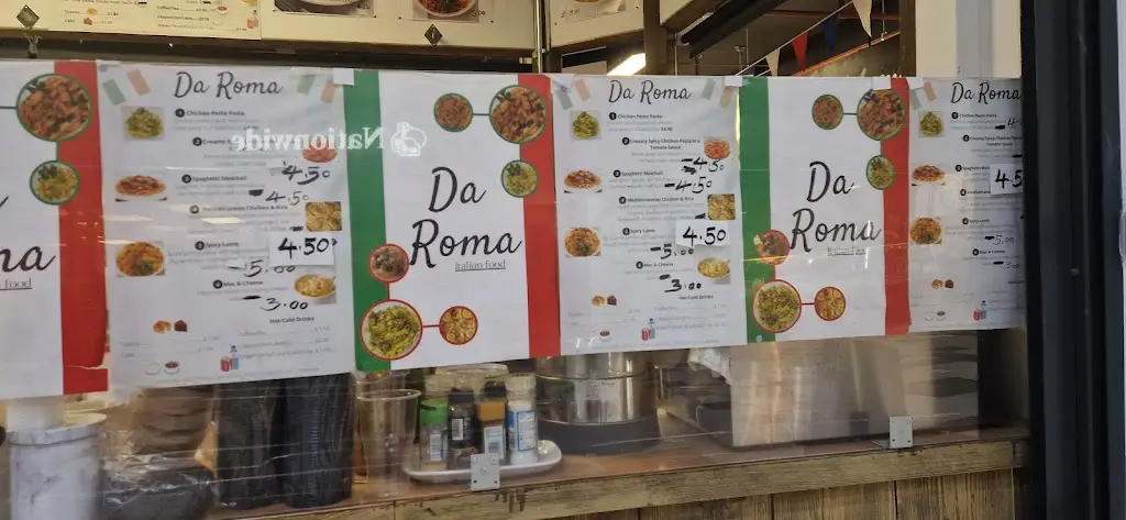 Menu_Da Roma_City and Borough of Salford_image_3