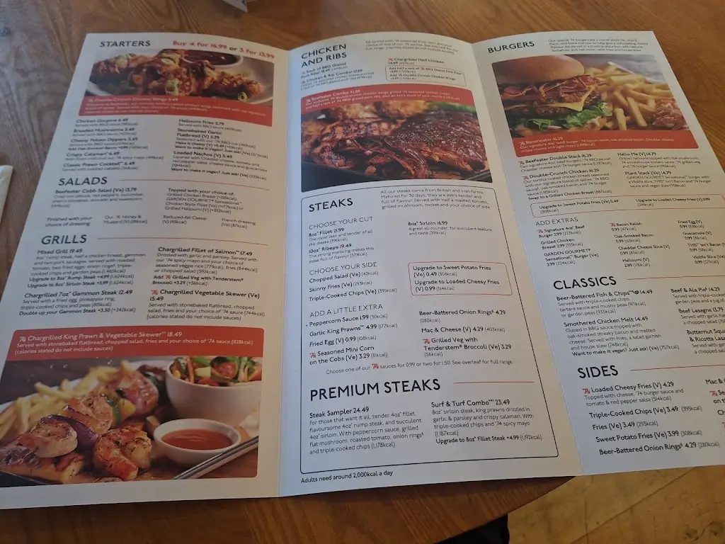 Menü_Quay House Beefeater_City and Borough of Salford_Bild_4