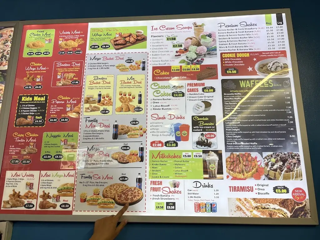 Menu_Food Station & Shakes_City and Borough of Salford_image_1