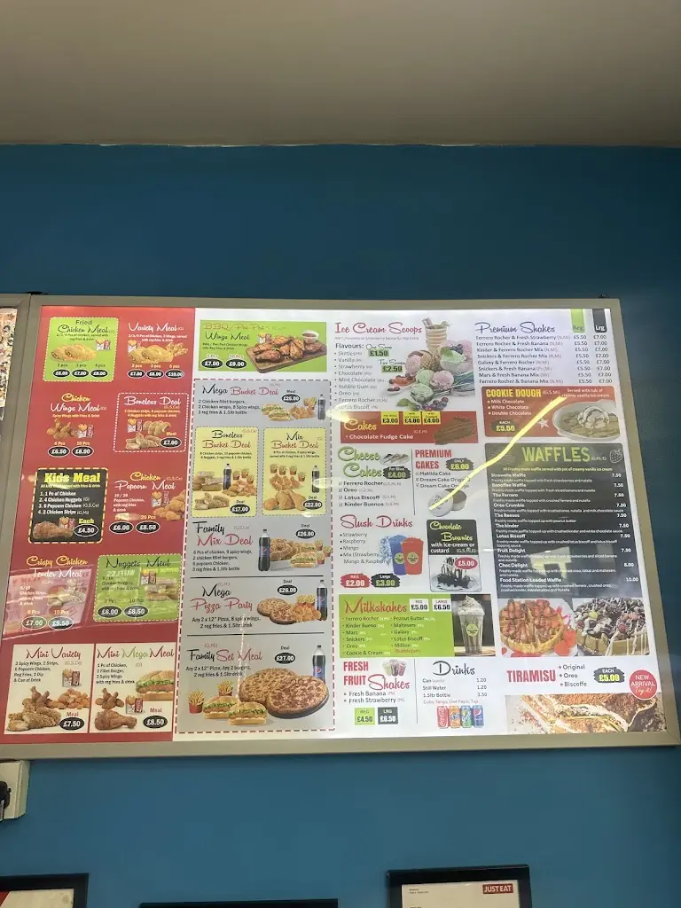 Menu_Food Station & Shakes_City and Borough of Salford_image_2