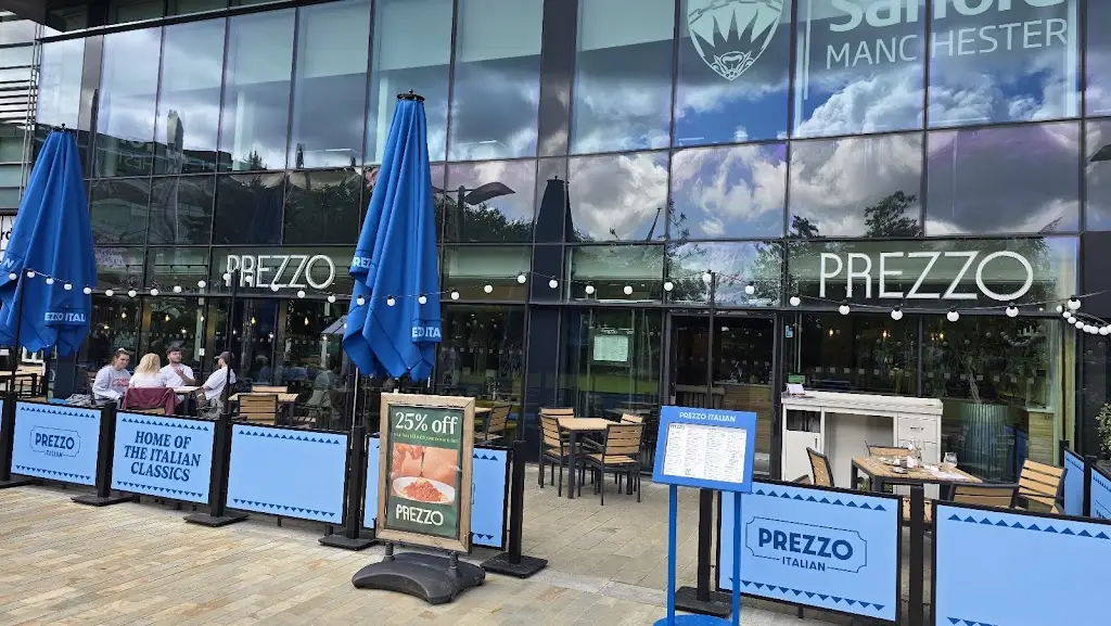 Prezzo Italian Restaurant Manchester Media City restaurant in City and Borough of Salford