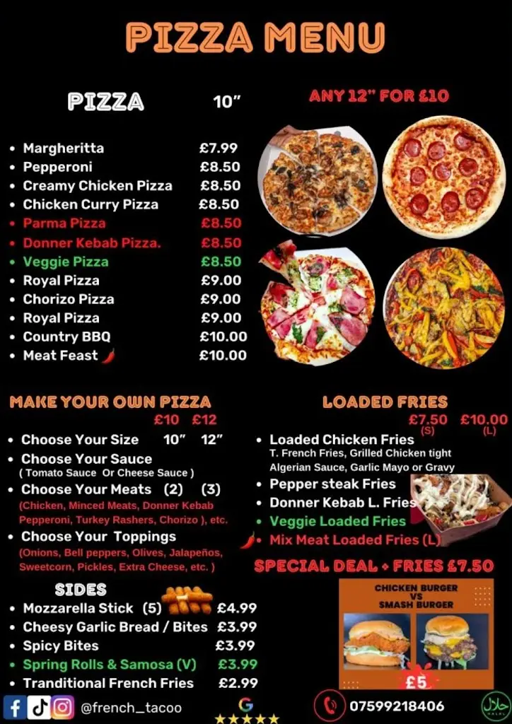 Menu_French Taco'o_City and Borough of Salford_image_4