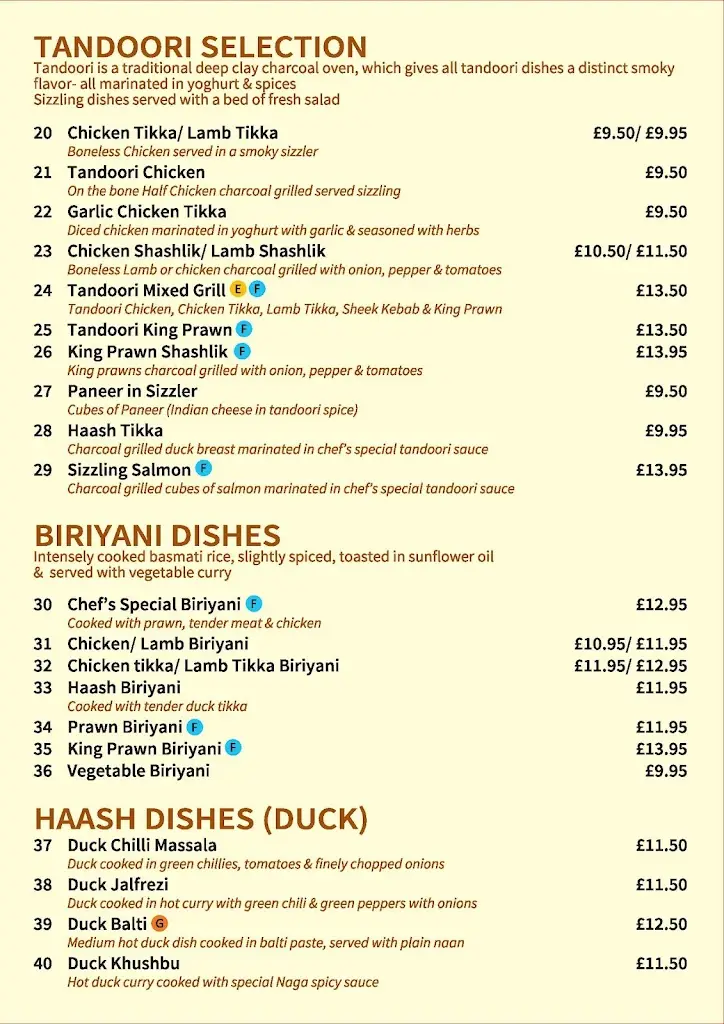 Menu_Mughal Knight Restaurant_Clare_image_3