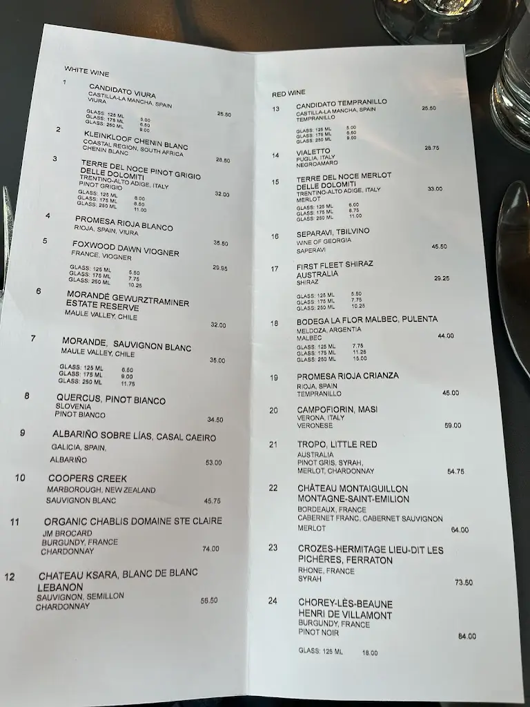 Menu_Twelve Restaurant and Lounge Bar_Cleveleys_immagine_1