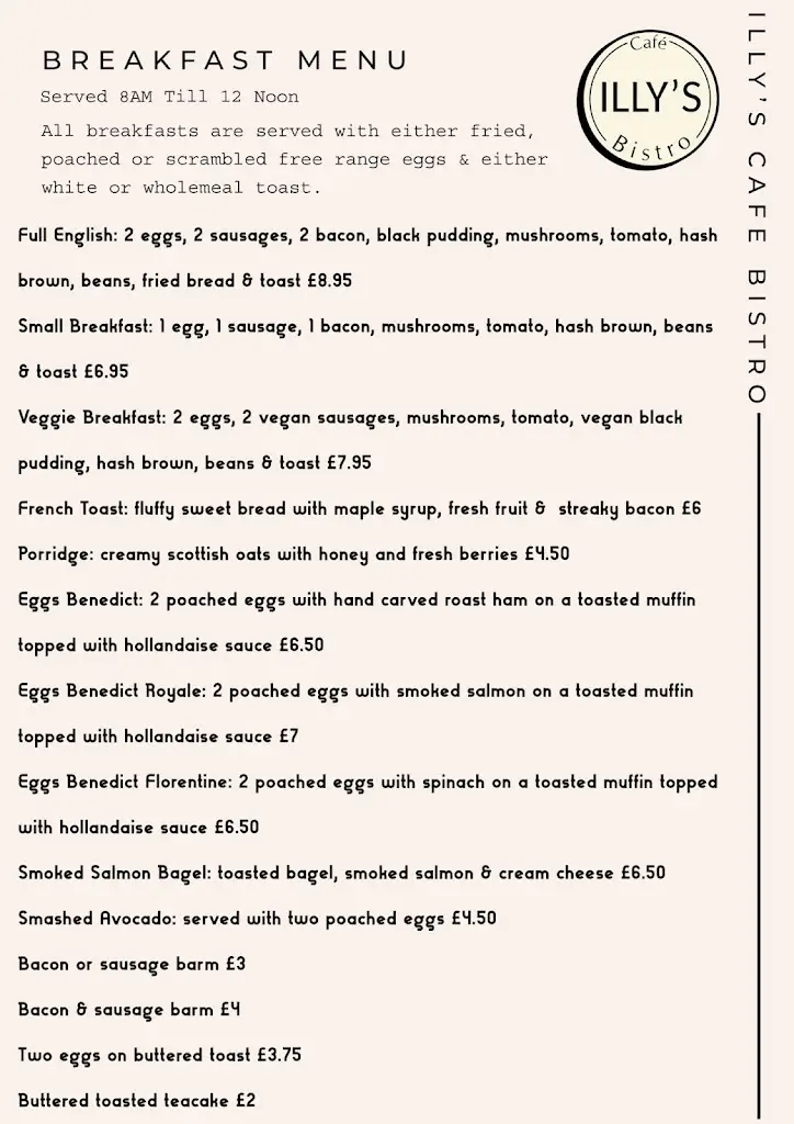 Menu_Illy’s Café Bistro_Cleveleys_image_1
