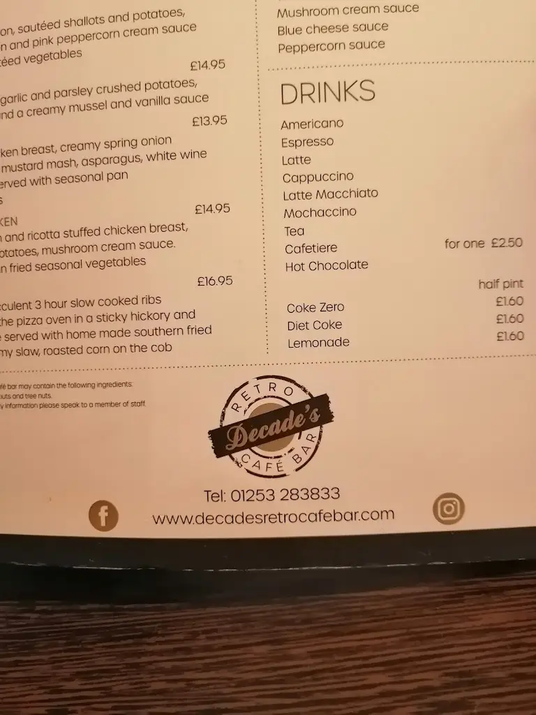 Menu_Decades Retro Cafe Bar_Cleveleys_image_2