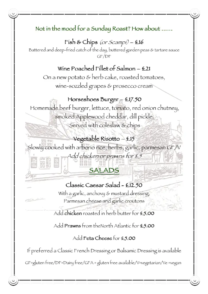 Menu_The Three Horseshoes_Cockfield_imagen_1