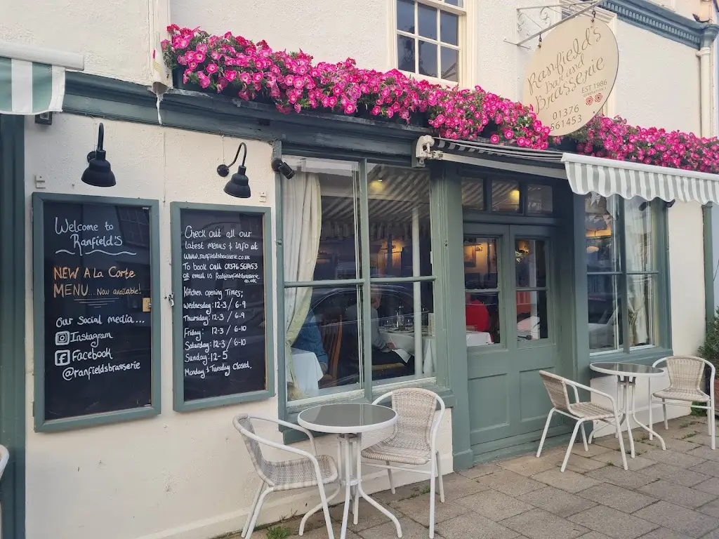 Ranfields Brasserie restaurant in Coggeshall