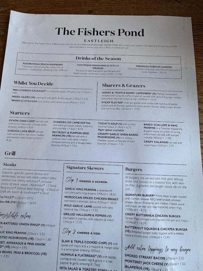 Menu_The Fishers Pond_Colden Common_immagine_3