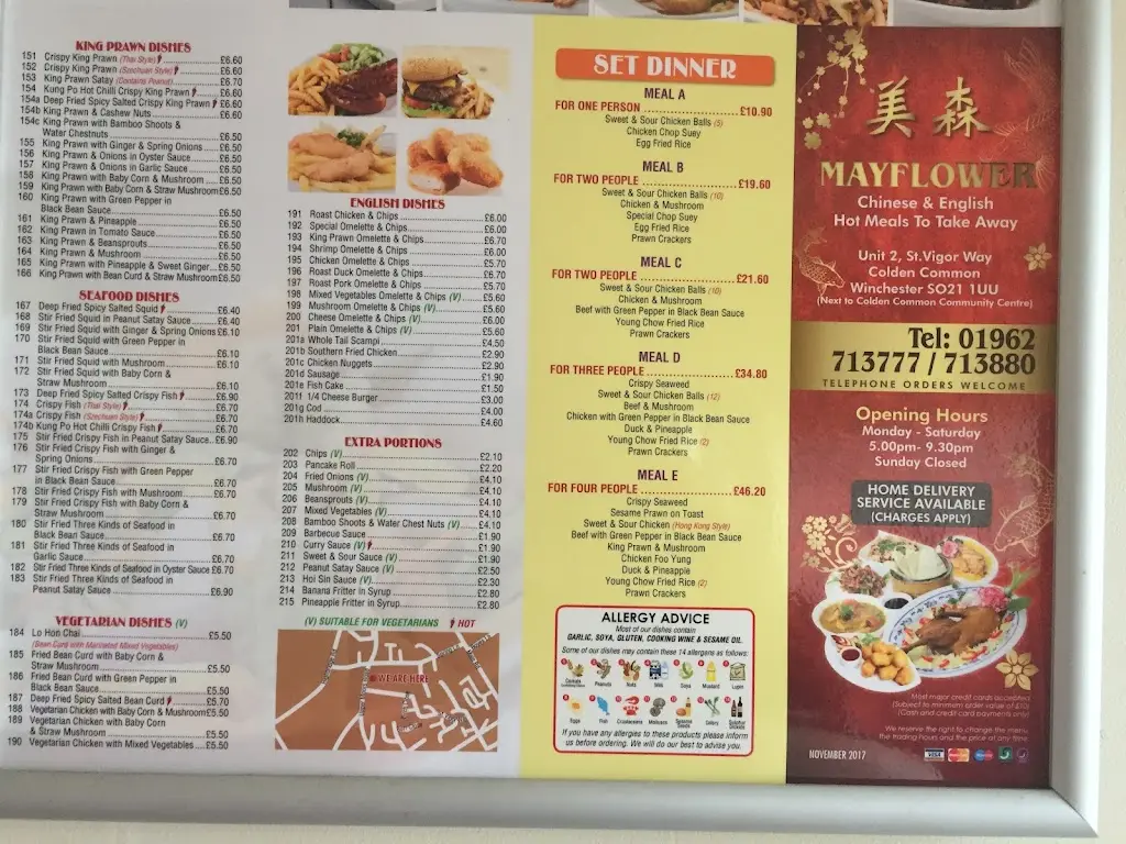 Menu_Mayflower_Colden Common_image_3