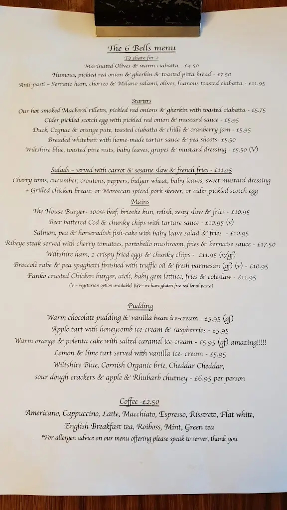Menu_The Six Bells Inn_Colerne_image_1