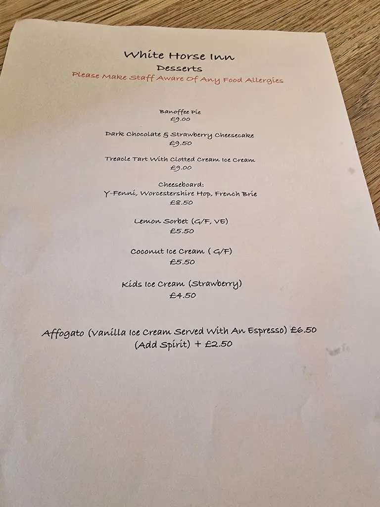 Menu_White Horse Inn_Coleford_image_3