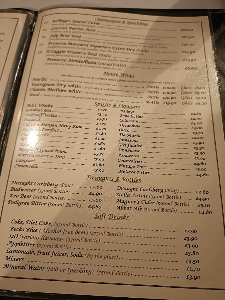 Menu_Bellapais Steak House & Greek Restaurant_Colchester_image_1
