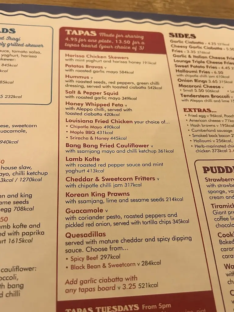 Menu_Romano Lounge_Colchester_image_2