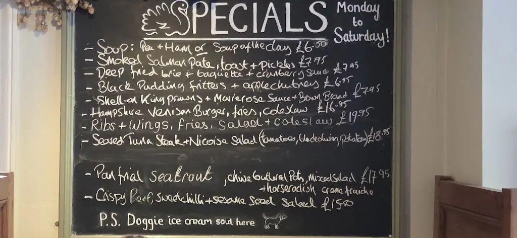 Menu_The Swan_Collingbourne Kingston_image_2