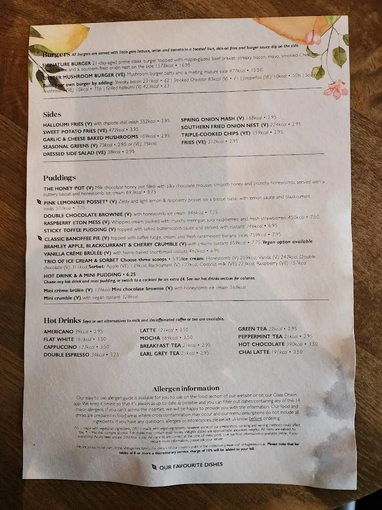 Menu_The Drum Inn_Cockington_image_3