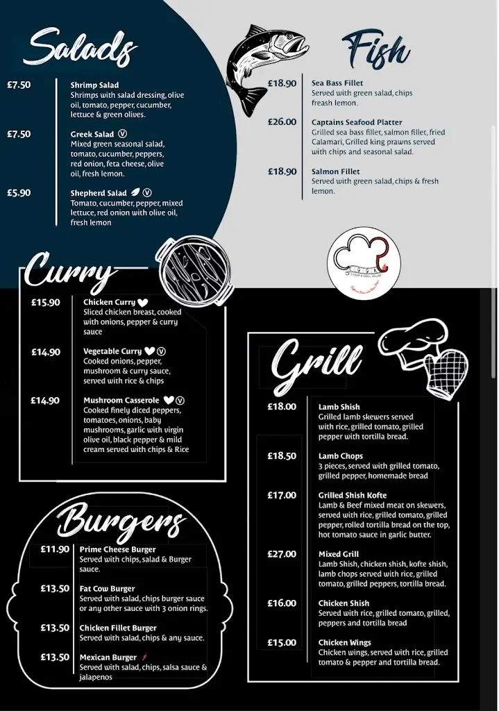 Menu_The Mr Cook’s Steak House_Cockington_image_2