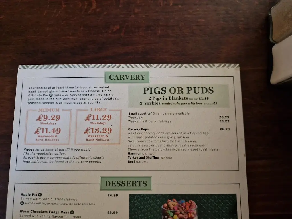 Menu_Old Engine House_Cockington_image_3