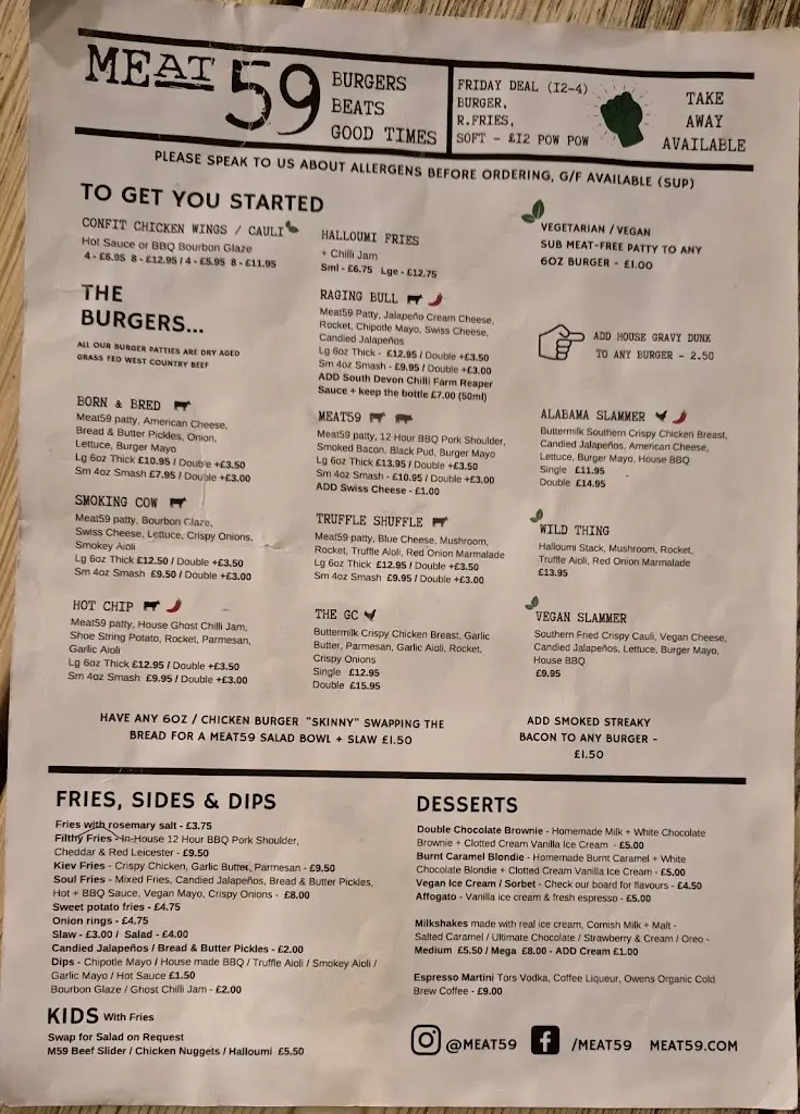 Menu_MEAT59 Torquay_Cockington_image_2